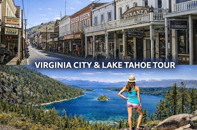 Virginia City and Lake Tahoe Full Day Small Group Tour from Reno