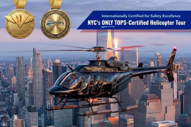 NY Helicopter Tour: New York City Skyline from New Jersey