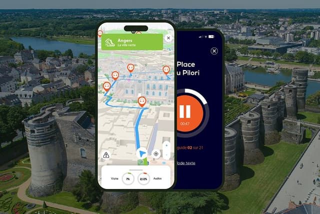 Angers Walking tour 2h15 and 22 audio commentary