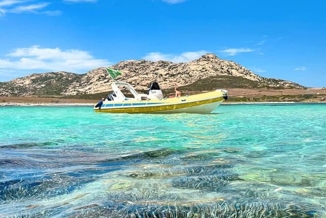 From Stintino: half-day dinghy tour to Asinara with aperitif