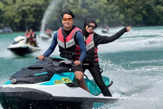 Langkawi Premium JetSki Island Hopping Tour with Free Drone Photo