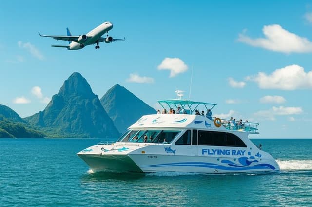 St. Lucia Airport Ferry - Transfer from Hewanorra (UVF) to Resort
