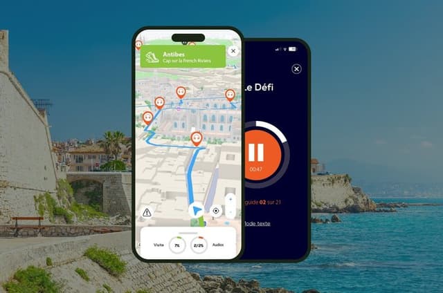 Antibes Walking tour 1h15 and 22 audio reviews