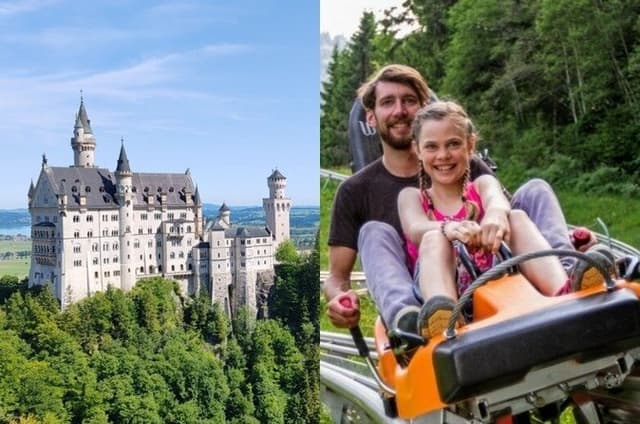 Munich: Neuschwanstein by Bus inc. Oberammergau OR Alpine Coaster