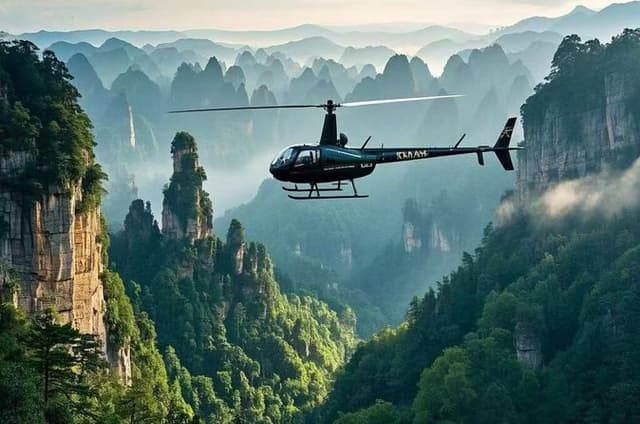 Zhangjiajie Private Helicopter Tour to Explore Real Avatar World