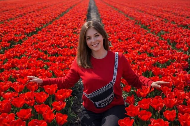 Amsterdam: Private Tour to Keukenhof and Flower-Farm with Ticket