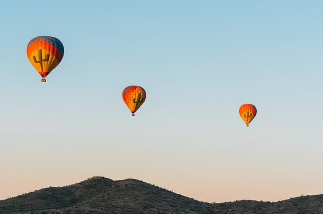 Phoenix Afternoon Hot Air Balloon Ride with Bubbly + Charcuterie