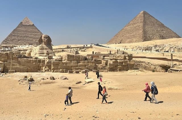 Grand Egyptian Museum & Pyramids from Alexandria Port