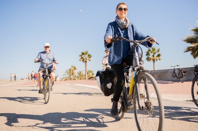Barcelona in One Day eBike Tour with Park Güell Ticket