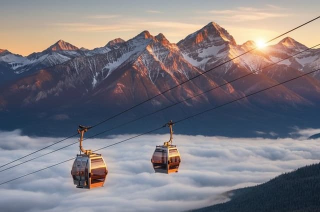 Banff Gondola/Hot Springs and Lakes Banff Day Tour from Calgary