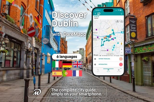 TOP Dublin : Private Guided Tour with your mobile