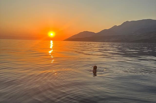 Himara Sunset Boat Tour with Music Swimming and Snorkelling 