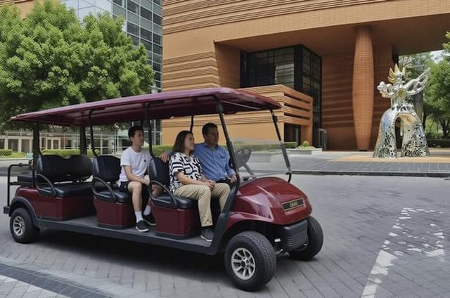 Charlotte Guided City Open Air Sightseeing Golf Cart Tour
