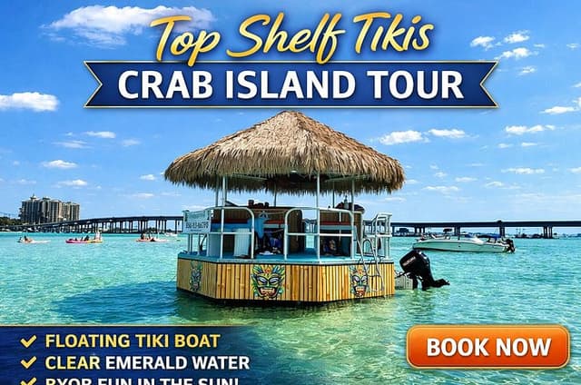 Top Shelf Tikis Crab Island Adventure 3 hr