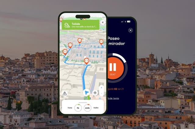 Toledo Audio Guided Walking Tour 2h10 and 24 Audio Comments