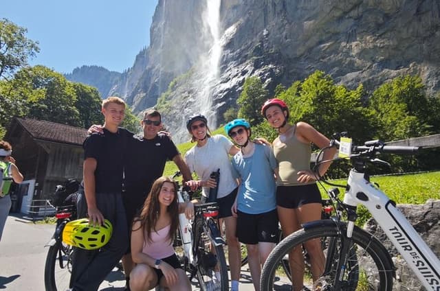 Lauterbrunnen and Trummelbach Waterfalls E-bike Tour Swiss Picnic