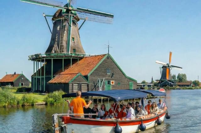 Zaanse Schans Windmill Cruise - UNESCO Windmills With Live Guide