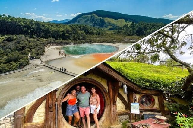 Hobbiton & Rotorua including Waiotapu Day Tour from Auckland