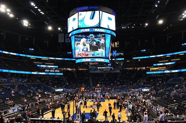 Orlando Magic Basketball Game at Kia Center