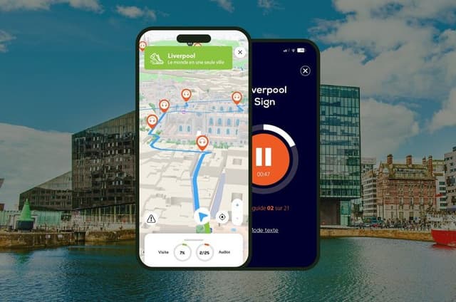 Liverpool Audio Guided Walking Tour 3h00 and 25 Audios
