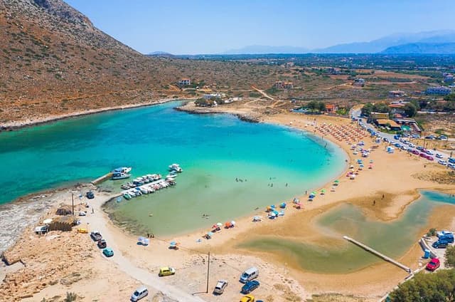 Boat Tour from Chania to Stavros, Seitan Limania, Marathi & More