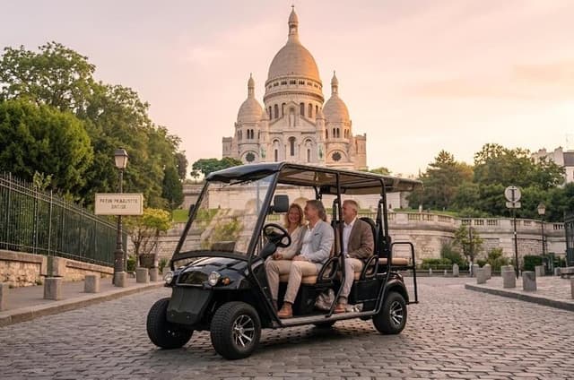 Private Golf Cart Experience in Montmartre Hidden Gems