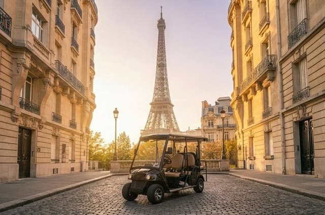 Private Golf Cart Tour: Paris Landmarks & Hidden Gems