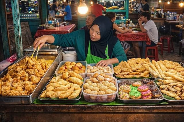 Bali: Night Market & Local Warung Food Tour with 15+ Tastings