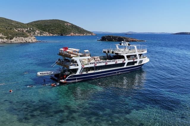 Cesme Boat Tour Hidden Bays Cruise with Swimming Stops