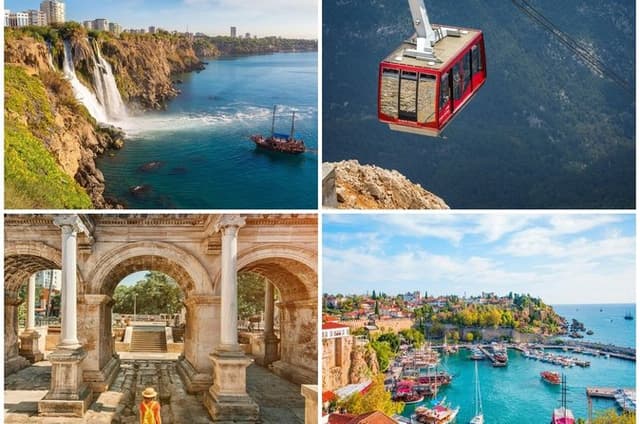 Antalya Sightseeing City Tour with Cable Car and Boat Trip