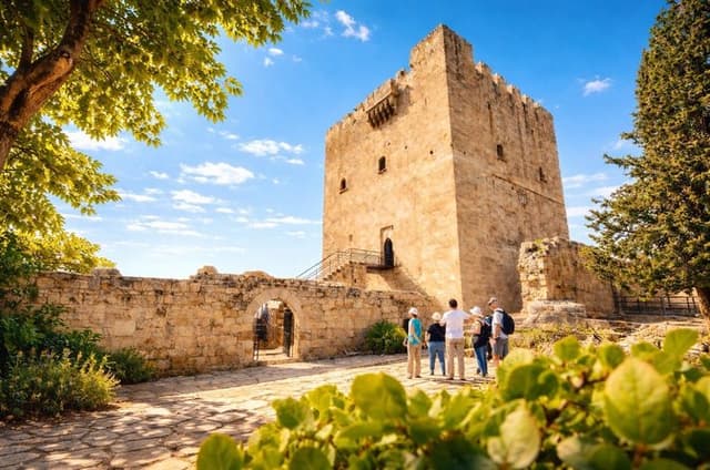 From Paphos: Guided Tour of Limassol, Kourion & Kolossi Castle