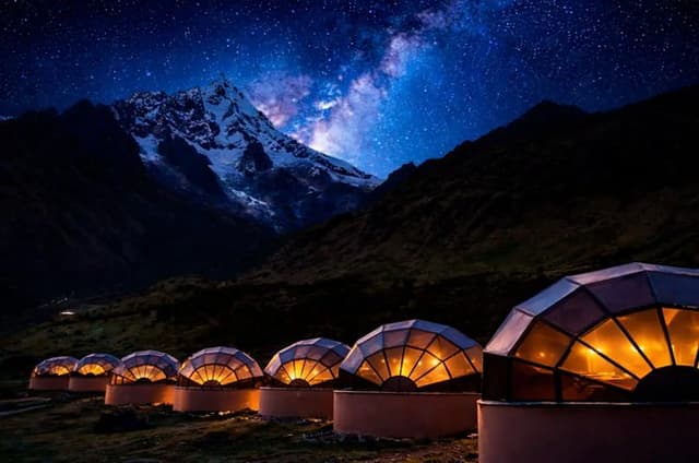 Salkantay Trek 5D/4N with Glass Cabins, Sky Domes & Hobbit House