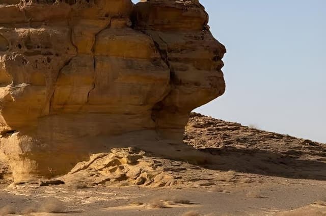 Visiting the Incredible Heritage Site Hegra in AlUla.