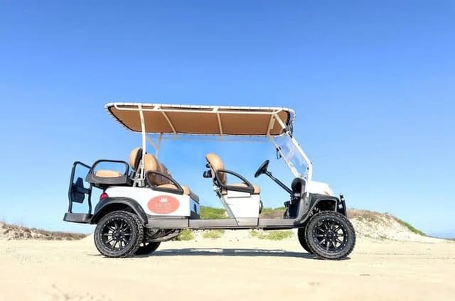 6 Seater Luxury Golf Cart Rentals in Port Aransas Texas