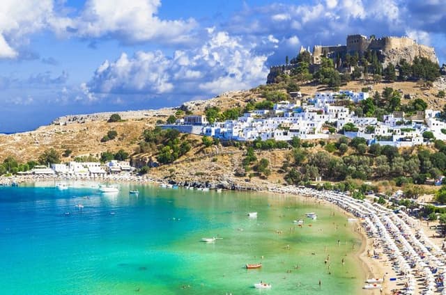 Best of Rhodes, Lindos & BEACH Time - Full-Day PRIVATE Tour:
