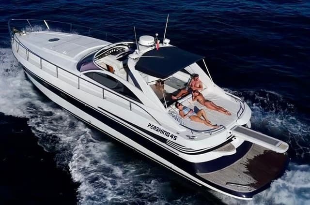 Saint Tropez Full Day Private Yacht Charter on our Pershing 45