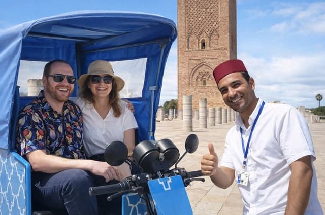 Private TukTuk Tour of Rabat: Medina, Chellah, Hassan Tower,Udaya
