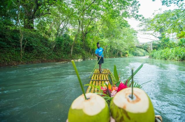 Montego Bay Jamaica Highlights Bamboo River Rafting and Shopping