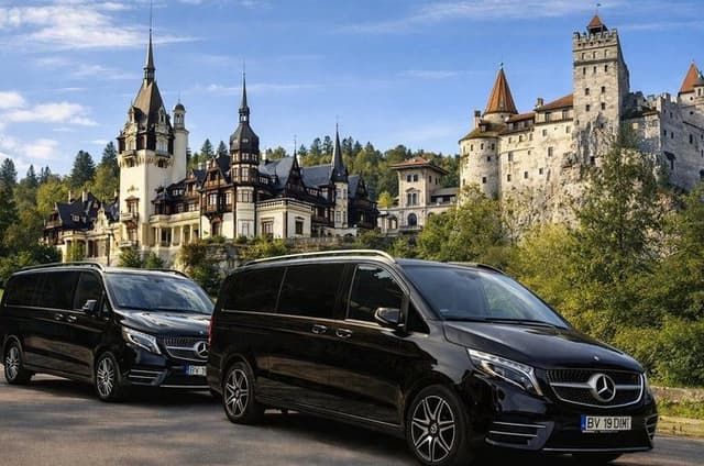 3 Castles Brasov |Mercedes & Hotel Pickup| Peles Bran Cantacuzino