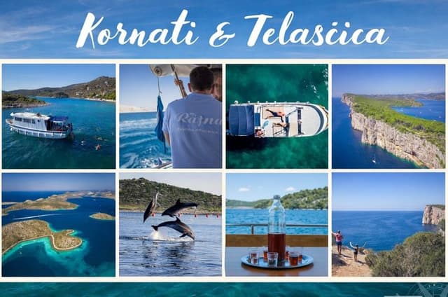 National Park Kornati & Telascica Nature Park for 15 people max