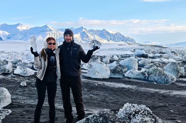South Coast with Diamond Beach Private Tour from Reykjavik