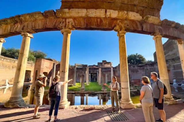 Private Trip to Villa Gregoriana and Hadrian's Villa from Rome