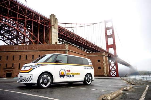 San Francisco City Tour in EV Volkswagen Van