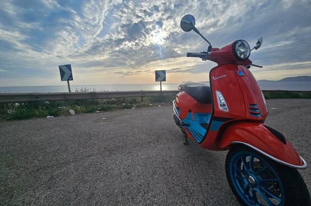 Self Guided Coastal Vespa Primavera Experience in Alghero