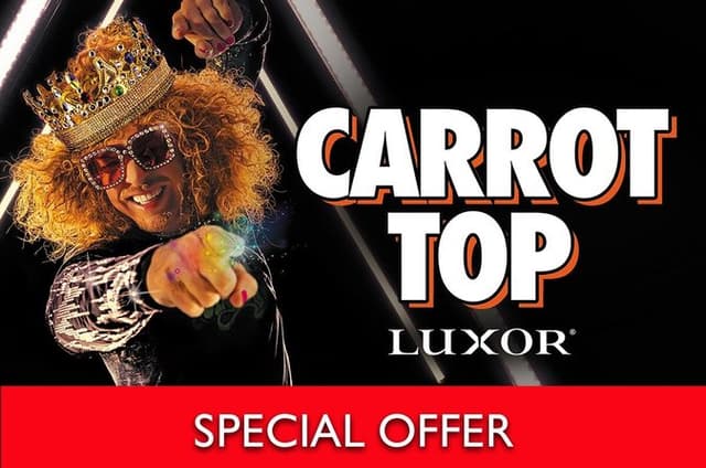 Carrot Top at the Luxor Hotel and Casino
