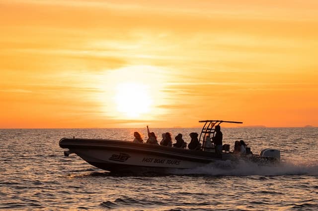 SEMI-private PREMIUM boat dolphin and cave tour