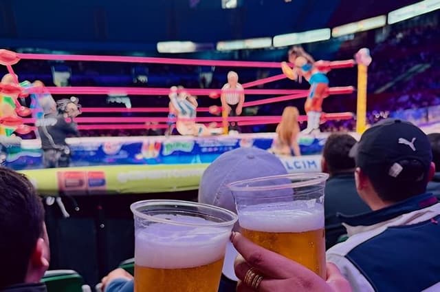 Unreal Mexico City night with Lucha Libre, mezcal, mexa food