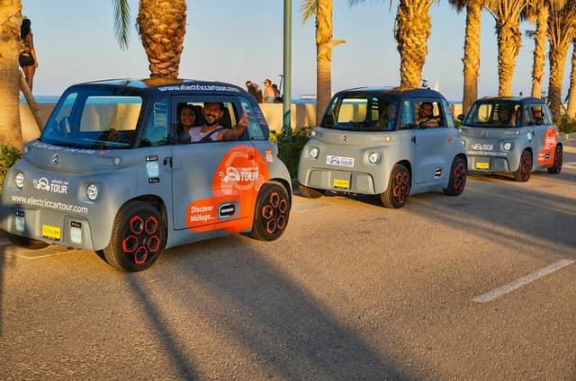Málaga Sunset & Night Tour by Electric Car