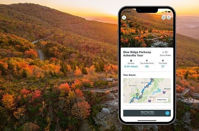 Blue Ridge Parkway Asheville Audio Driving Tour