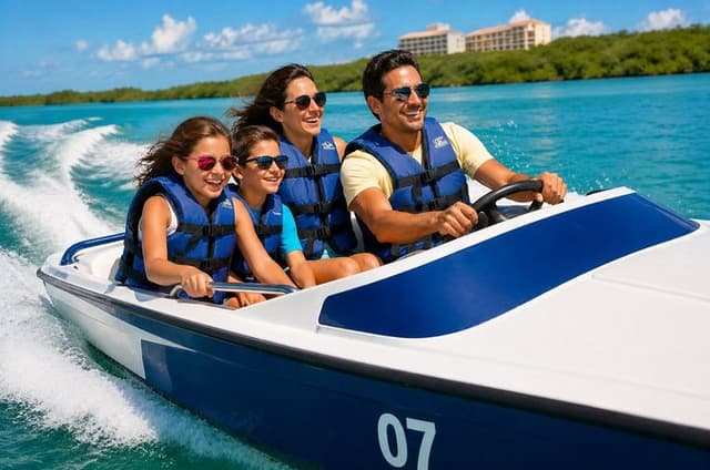 Cancun Speedboat Jungle Tour: Snorkel & Mayan Ceremony